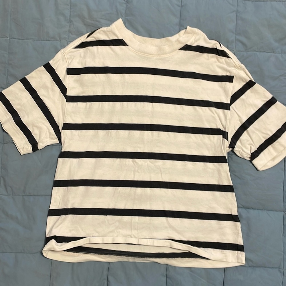 Everlane striped box T-shirt. Size XS.